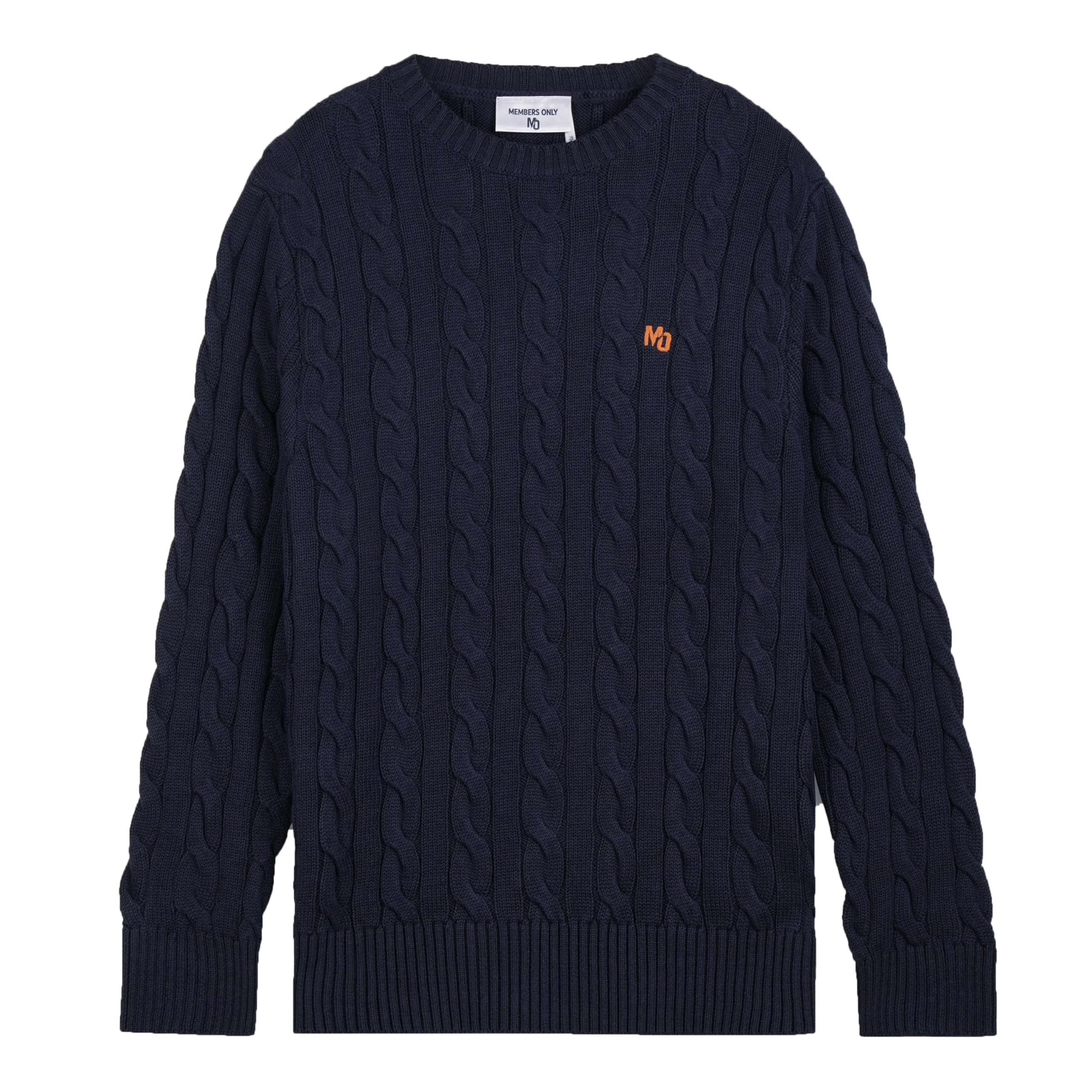 Members Only Women's Crew Neck Cable Knit Sweater | Crew Neck Sweater for Women | Cable Knit Sweater Women | Women Sweater - Image 6